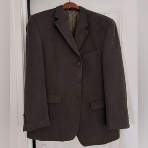 Ralph Ralph Lauren L/XL Men’s Blazer Jacket Brown Velvet Corduroy Paisley Lined